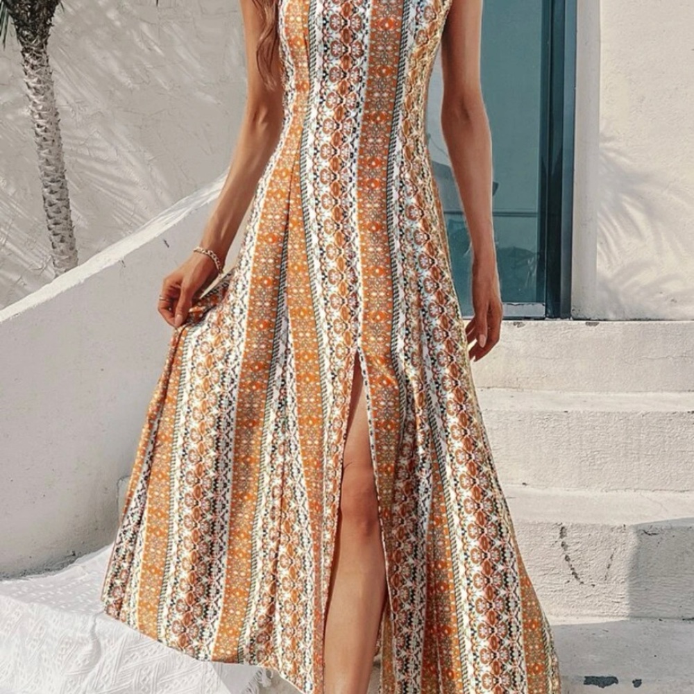 sundress with slit on leg